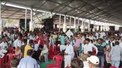 INDIA गठबंधन की रैली में जमकर चली एक-दूसरे पर कुर्सियां