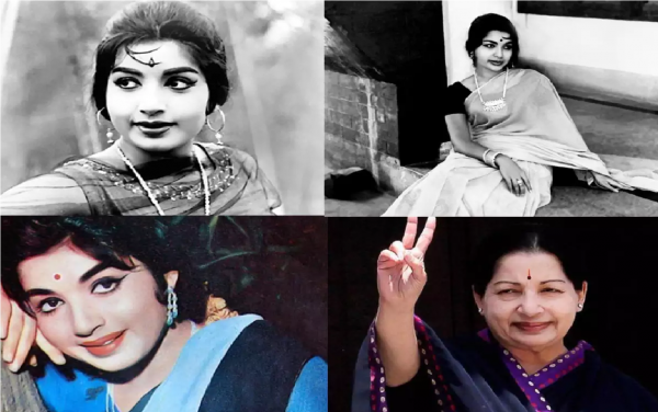 जयललिता

सबसे पहले बात करते हैं एक्ट्रेस जयललिताकी। साल 1956 में बनी फिल्म वेननीरा अदाई से सिनेमा जगत में डेब्यू करने वालीं जयललिता ने सीएम बनने तक का सफर तय किया। जयललिता ऐसी एक्ट्रेस हैं जो सीएम की कुर्सी तक पहुंचीं। वो तमिलनाडु की पांच बार मुख्यमंत्री बनीं। जयललिता ऐसी तमिल अभिनेत्री हैं जिनके पास सबसे ज़्यादा सिल्वर जुबली हिट्स हैं। 80 का दशक शुरु होते-होते उन्होंने राजनीति में अपना कदम रख दिया।उन्होंने अपने जीवन की दिशा बदली लेकिन राजनीति में भी वो ऐसे मुक़ाम पर पहुंची जहां बहुत कम लोग पहुंच पाते है। हालांकि अब अभिनेत्री जयललिता हमारे बीच नहीं रही 5 दिसंबर 2016 में इन्होंने इस दूनिया को अलविदा कह दिया।