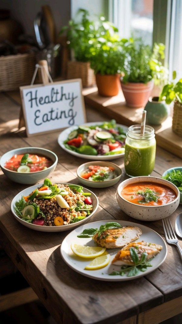 1. सही खान-पान अपनाएं- ऊर्जा का सबसे बड़ा स्रोत हमारा भोजन होता है।हरी सब्जियां, फल, दालें और प्रोटीन युक्त आहार लें,
जंक फूड और ज्यादा चीनी से बचें,दिनभर में पर्याप्त पानी पिएं।