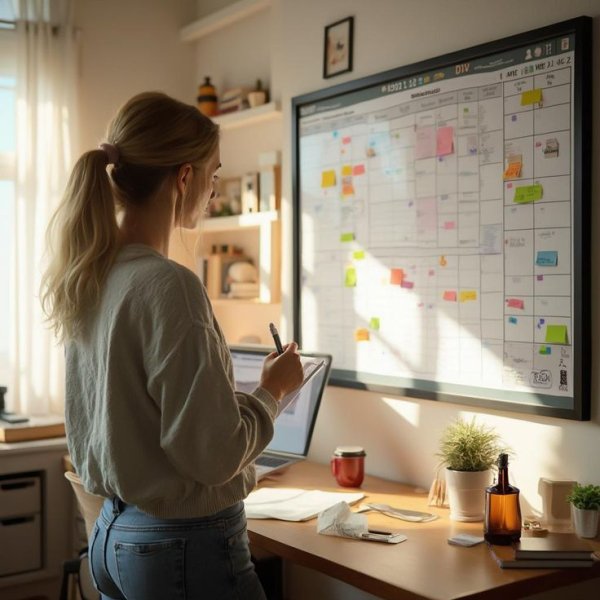 6. टाइम मैनेजमेंट सीखें- बिना योजना के काम करने से तनाव बढ़ता है और ऊर्जा कम होती है।दिन का प्लान बनाएं,जरूरी काम पहले करें।