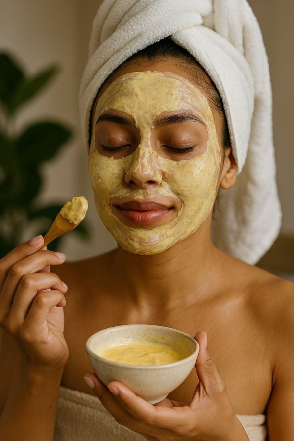 2. दही और बेसन का फेस पैक-दही त्वचा को ठंडक देता है और टैन हटाने में मदद करता है। बेसन डेड स्किन को साफ करता है। इन दोनों को मिलाकर पेस्ट बनाएं और चेहरे पर लगाएं। सूखने के बाद हल्के हाथों से रगड़कर धो लें।