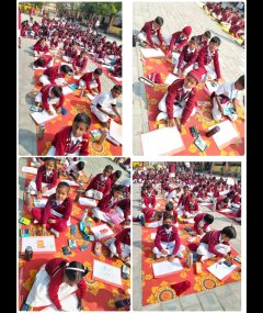 बरही डीएवी स्कूल में पेंटिंग प्रतियोगिता का सफल आयोजन