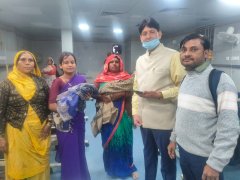 उच्च जोखिम गर्भवती महिला के सफल प्रबंधन का सराहनीय कार्य