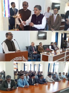 नेशनल लोक अदालत में 1010 लंबित प्रकरणों एवं 3611 प्रिलिटिगेशन प्रकरणों का निराकरण किया हुआ