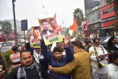 नेशल हेराल्ड मामले में ईडी की कार्रवाई के विरोध में कांग्रेस का हल्लाबोल