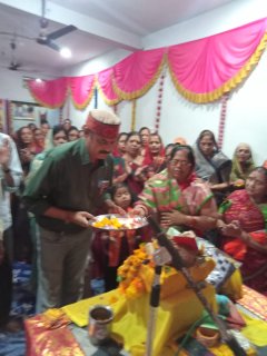 भागवत कथा का समापन..भगवान जगन्नाथ जी मौसी के घर से स्वधाम लोटे,गाजे बाजे के साथ भगवान जी आनन्द धाम से स्वधाम पहुचे