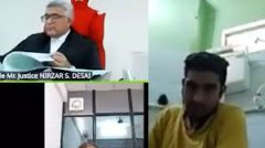 गुजरात हाईकोर्ट की सुनवाई के दौरान टॉयलेट से पेश हुआ शख्स, वीडियो ने सोशल मीडिया पर मचाया बवाल