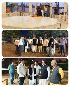 अभिनेता आशुतोष राणा कटनी पहुंचे, पूज्य गुरुदेव दद्दा जी की समाधि स्थल पर किए दर्शन