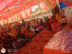 बाल कृष्ण की मनमोहक लीलाओं से गूंजा कथा पंडाल, श्रद्धा और भक्ति में डूबे सैकड़ों श्रद्धालु