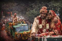 कचरा गाड़ी में बारात लेकर पहुंचा दूल्हा, दुल्हन हुई इतनी इम्प्रेस कि साथ में ली विदाई!