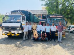 वाशिम में अवैध गोवंश तस्करी पर बड़ी कार्रवाई,