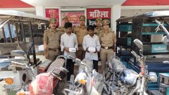 कृष्णानगर पुलिस की गिरफ्त में आए दो वाहन चोर, दो ई रिक्शा एवं तीन बाइक बरामद।