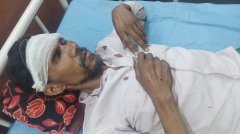 अनियंत्रित पिकअप ने बाईक सवार को मारी टक्कर युवक घायल