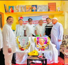 पालम में अन्नाभाऊ साठे  जयंती के अवसर पर महात्मा ज्योतिबा फुले संस्थान की ओर से शुभकामनाएं