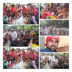 करंट से संविदा लाइनमैन जितेंद्र कुमार की मौत पर उमड़ा जनसैलाब, कई हजार महिला-पुरुष पहुंचे