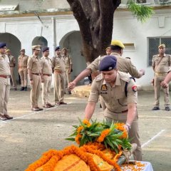 सड़क हादसे में आरक्षी राजकुमार भारती की मौत, पुलिस विभाग ने नम आंखों से दी अंतिम विदाई
