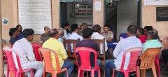 ईद मिलादुन नबी को लेकर किस्को थाना में शांति समिति की बैठक, शांतिपूर्ण तरीके से पर्व मनाने की अपील.