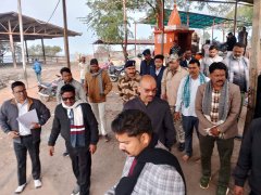 कलेक्‍टर ने करीला धाम पहुंचकर व्‍यवस्‍थाओं का लिया जायजा