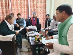 विधायक ने बलवाहाट-पहाड़पुर सड़क का चौड़ीकरण कर टू लेन की मांग की