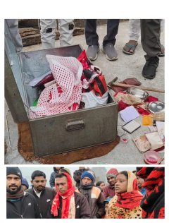 चोरों ने घर को बनाया निशाना,सोने जेवरात सहित 1 लाख की चोरी