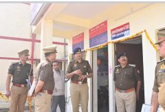 वरिष्ठ पुलिस अधीक्षक फिरोजाबाद श्री सौरभ दीक्षित के द्वारा थाना फरिहा का किया गया वार्षिक निरीक्षण ।