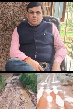 ग्रामीणों के बढ़ते आक्रोश के बीच हरकत में आए विधायक, लावालौंग-पांकी सड़क निर्माण को लेकर डीसी को सौंपा ज्ञापन