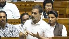 लोकसभा में राहुल गांधी के 'Idiot' बयान से बवाल! स्पीकर ने रिकॉर्ड से हटवाया शब्द