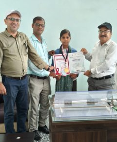 डिग्री कॉलेज के छात्रा मुस्कान कुमारी ने राज्य स्तरीय रेड इन में पांचवा स्थान प्राप्त किया