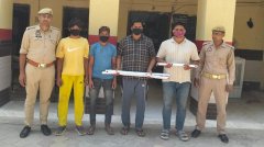 तितरवाड़ा मारपीट कांड में 4 आरोपी गिरफ्तार, घटना में प्रयुक्त डंडे बरामद