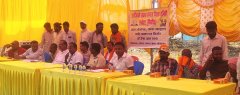 ओल्हेपाट ग्राम में जाति सत्यापन को लेकर ग्राम सभा आयोजित