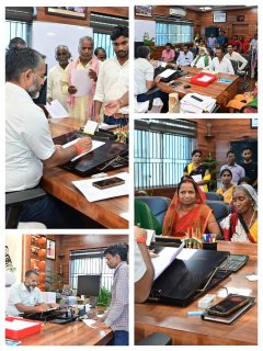 जनता दरबार में उमड़ी फरियादियों की भीड़, उपायुक्त ने सुनीं 100 से अधिक शिकायतें