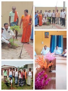 विश्व पर्यावरण दिवस पर चपुआडीह पंचायत सचिवालय में वृक्षारोपण एवं जागरूकता कार्यक्रम आयोजित