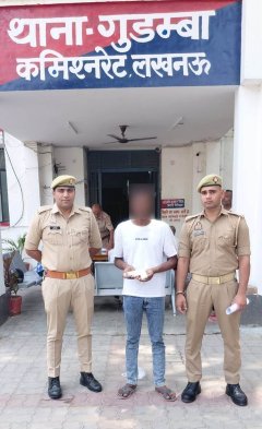 गुडम्बा पुलिस ने जन्मदिन पार्टी से लौट रहे युवक को अवैध पिस्टल-कारतूस के साथ किया गिरफ्तार।