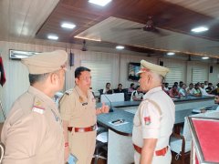 पुलिस अधीक्षक शामली एन.पी. सिंह द्वारा उत्तर प्रदेश पुलिस उप निरीक्षक भर्ती की (DV/PST) प्रक्रिया का निरीक्षण कर व्यवस्थाओं का लिया जायजा