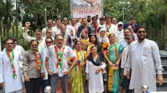 कांग्रेसियों ने मनाया झांसी की महारानी लक्ष्मी बाई का बलिदान दिवस