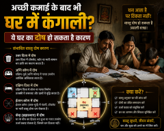 अच्छी कमाई के बाद भी घर में कंगाली? ये घर का दोष हो सकता है कारण