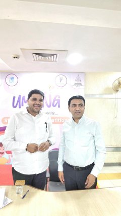 गोवा के मुख्यमंत्री डॉ. प्रमोद सावंत से मिले अतुल पर्वत, हिंदू नववर्ष के भव्य आयोजन का दिया निमंत्रण