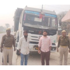 दुर्गागंज क्षेत्र में अवैध खनन पर कार्रवाई, दो डंपर पकड़े गए