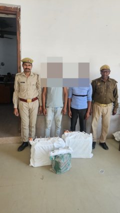 थाना कोतवाली पुलिस द्वारा 02 अभि0गण को मय चोरी की दो फुजियामा की सोलर बेटरी , एक ट्रेक्टर का हच तथा एक गिलेंडर सहित गिरफ्तार किया गया।