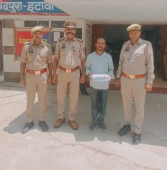 इटावा पुलिस का बड़ा एक्शन: वैदपुरा में दबोचा गया तमंचेबाज, औरैया का शातिर अभियुक्त गिरफ्तार!