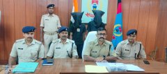 अवैध अफीम और हथियार के साथ तीन अफीम तस्कर गिरफ्तार