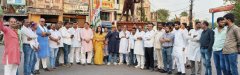 जिला कांग्रेस कमेटी शहर एवं आदिवासी कांग्रेस के तत्वाधान में केंद्रीय गृह मंत्री अमित शाह का  पुतला फूंका