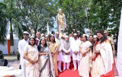 बापू वाटिका में गांधी जयंती पर जुटे राज्य के प्रमुख चेहरे, राज्यपाल-सीएम ने किया माल्यार्पण।।