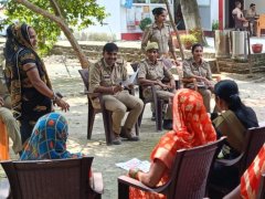 पिंक समाधान दिवस में दो शिकायतों का मौके पर निस्तारण