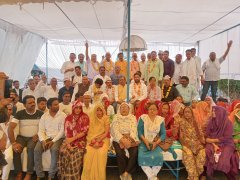 बुंदेलखंड राज्य सहित अन्य मांगो को लेकर गाँधी उद्यान में अनिश्चितकालीन आमरण अनशन प्रारम्भ