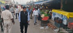 चंदवारा में अतिक्रमण के खिलाफ प्रशासन का चला अभियान, परिवहन पदाधिकारी व एसडीएम ने संभाली कमान