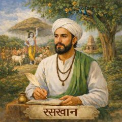 रसखान के काव्य में कृष्ण-प्रेम की अनूठी छटा