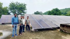 गांवॉ सामुदायिक स्वास्थ्य केंद्र में लगा 50 kv सोलर